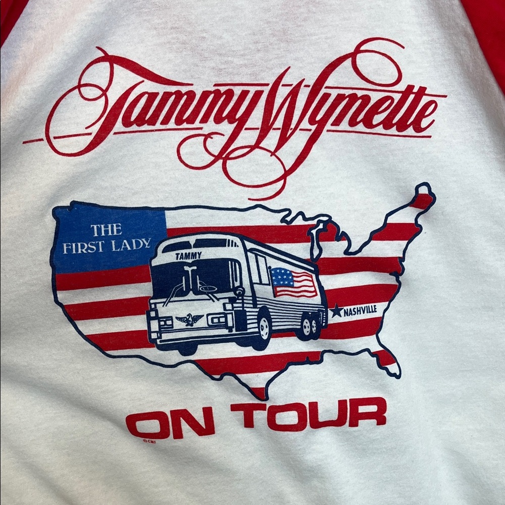 Vintage Rare Tammy Wynette Tour Graphic Tee